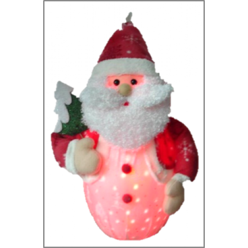 50 CM. Santa Toy Ornament Music and Led Snow fall